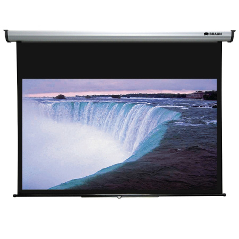 Braun HomeCinema sienas/ griestu ekrāns 155x116 cm