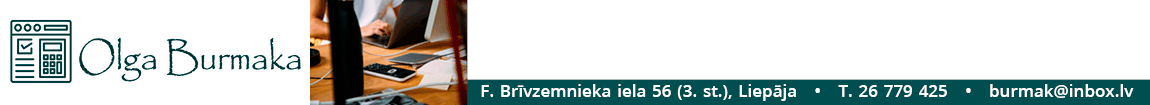 Olga Burmaka, grāmatvedības pakalpojumi