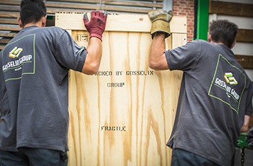 Gosselin uses custom made crates