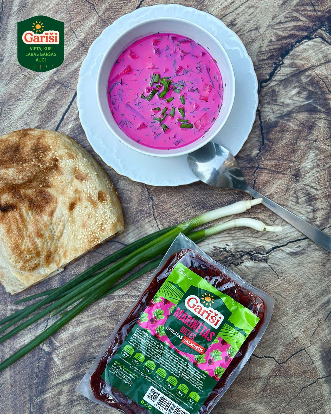 Marinētas bietes salmiņos