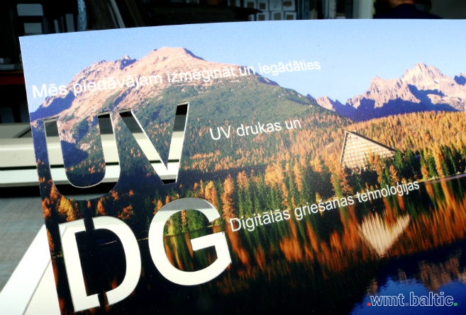 Digitala griešana UV druka wmt.baltic