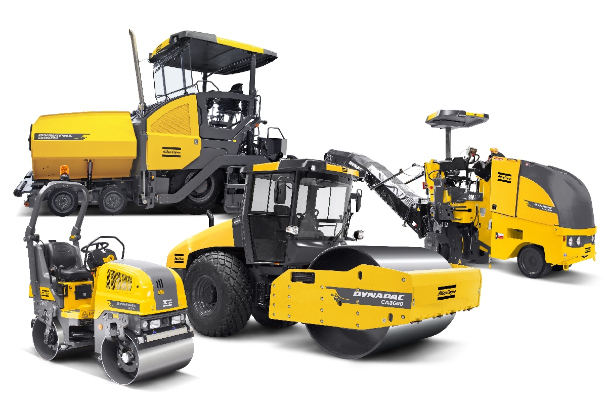 Asfalta ieklājēji Atlas Copco Dynapac