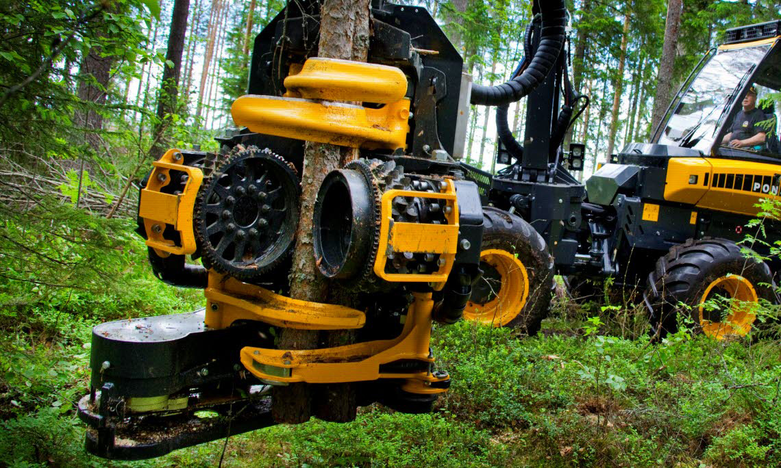 Harvesteru galvas ponsse h6 2