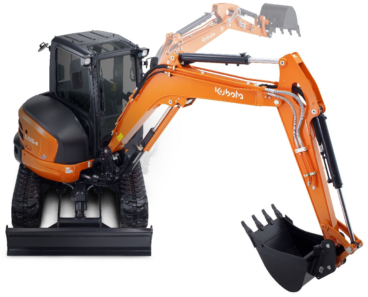 Kubota miniekskavators