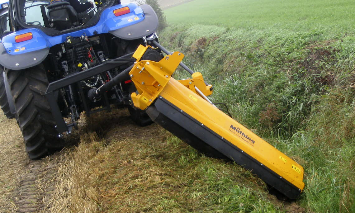 Muthing grāvju smalcinātājpļaujmašīna