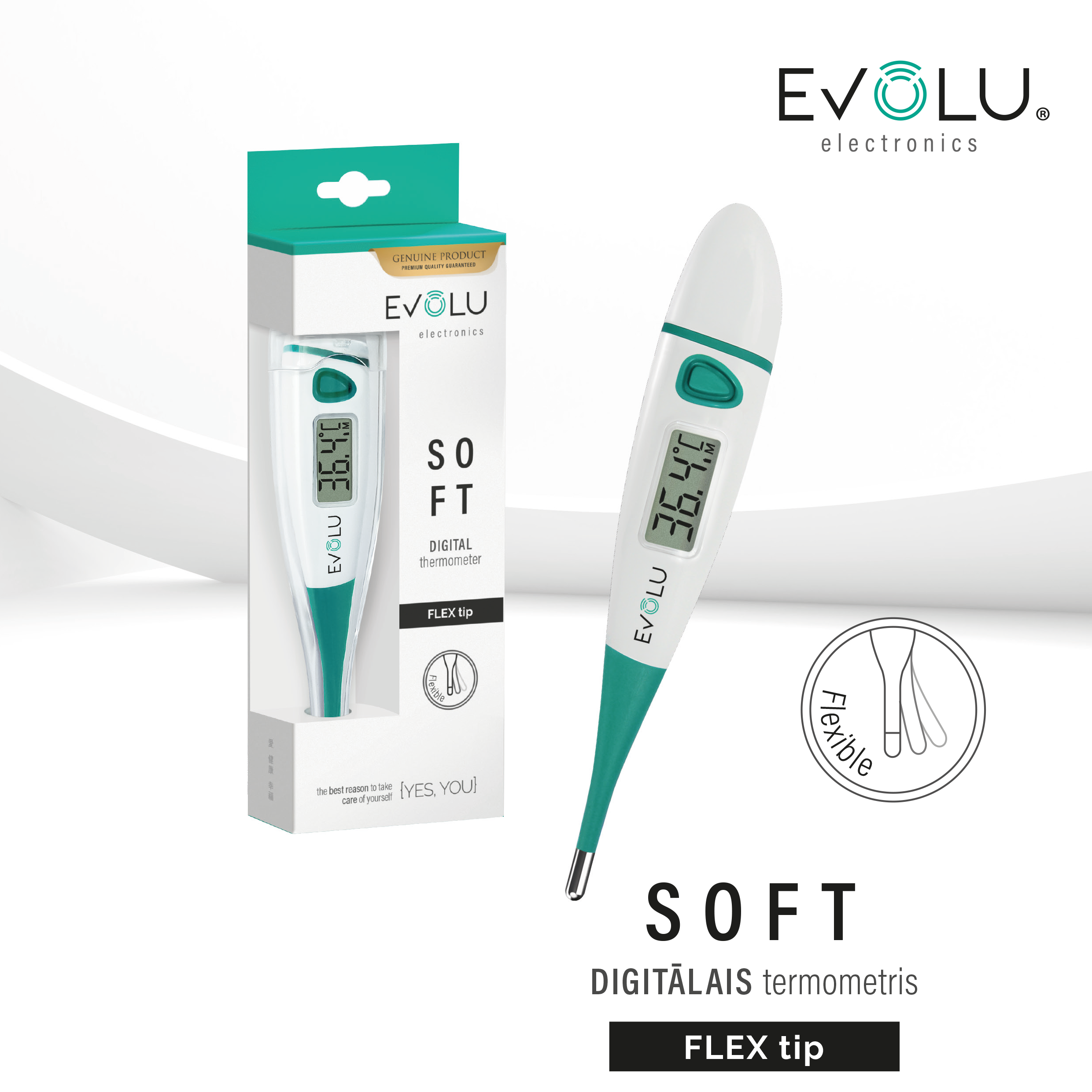 Evolu Digitālais termometrs EVOLU SOFT