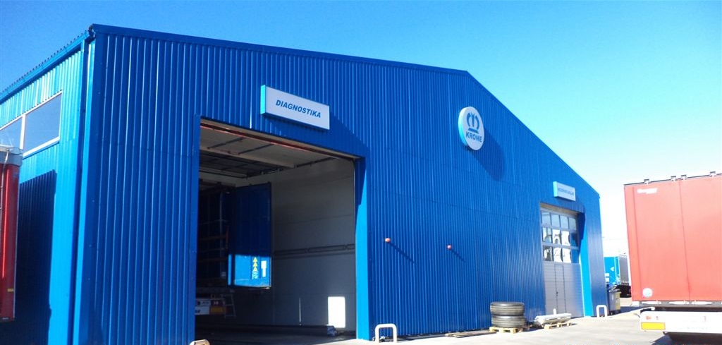 Krone autorizētais puspiekabju serviss garantijas remonts bremžu stends diagnostika