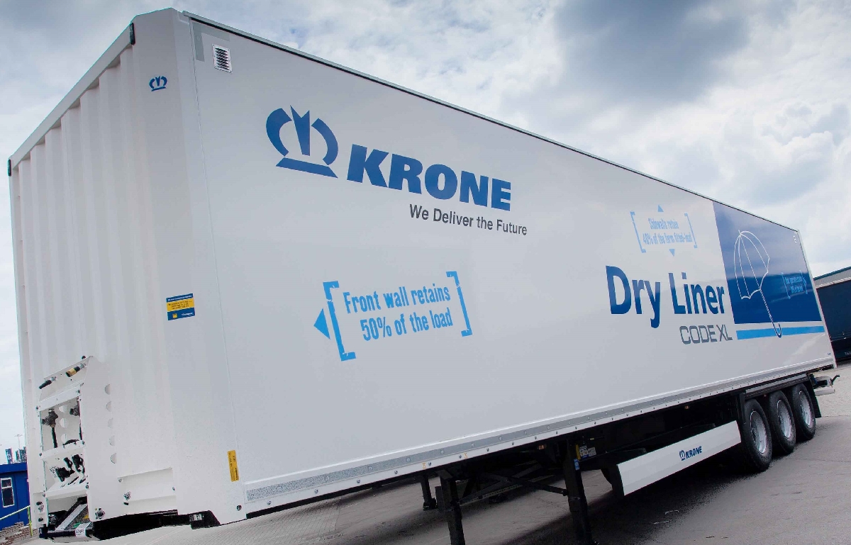 Krone DRY Liner Koffer kravas furgons