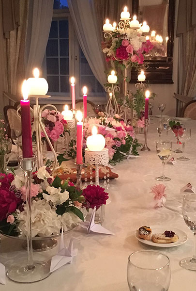 Banketa zāles dekorēšana