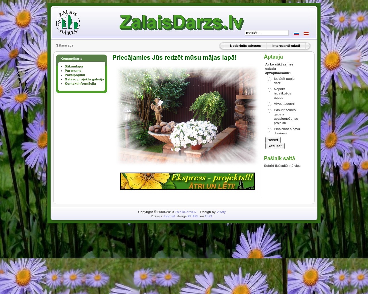 http://www.zalaisdarzs.lv