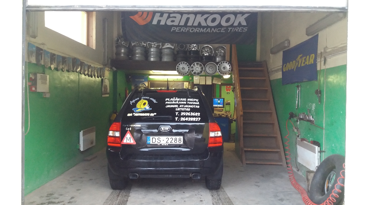 Riepu, disku maiņa, serviss, tirdzniecība Tukumā