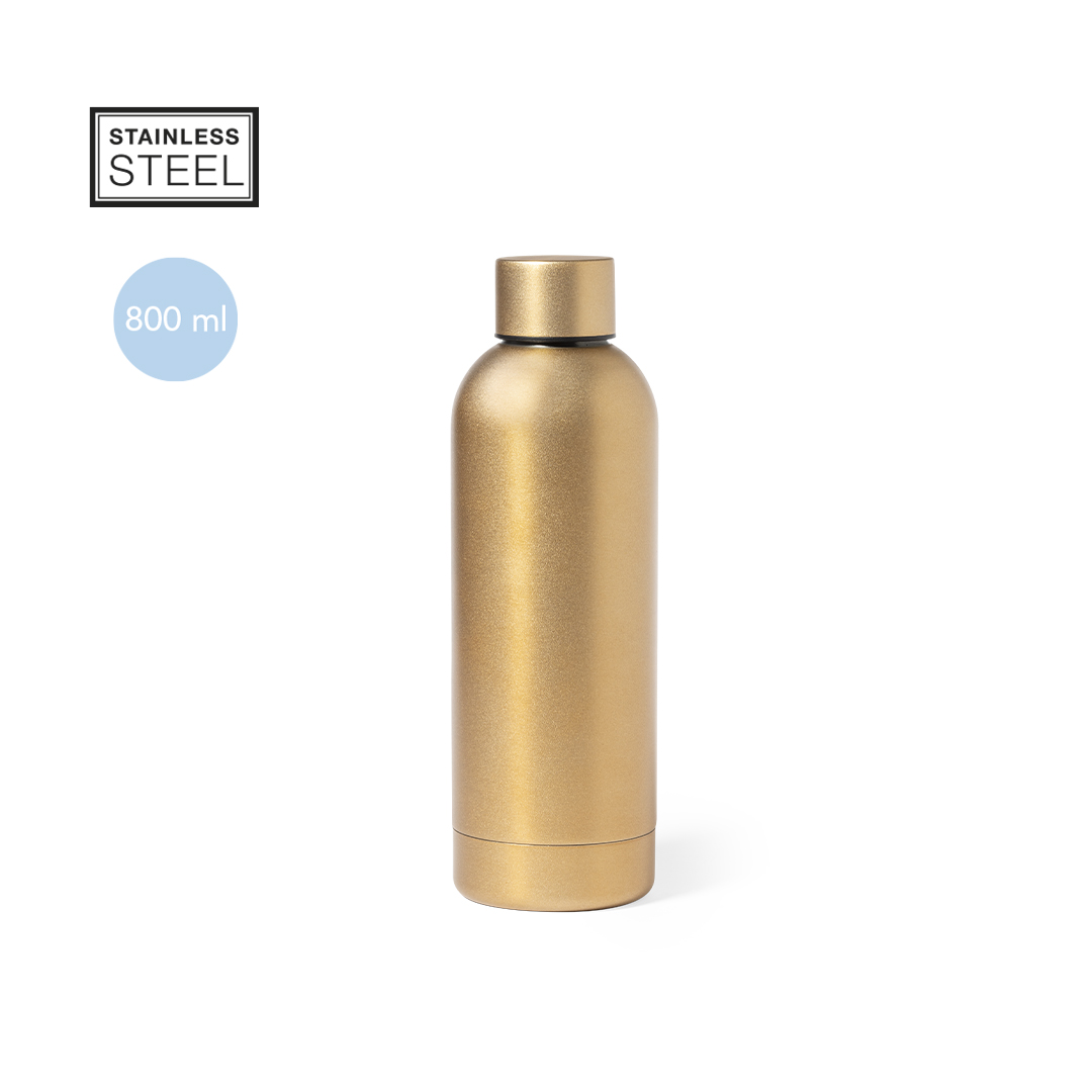 Ūdens pudele ar apdruku metāla