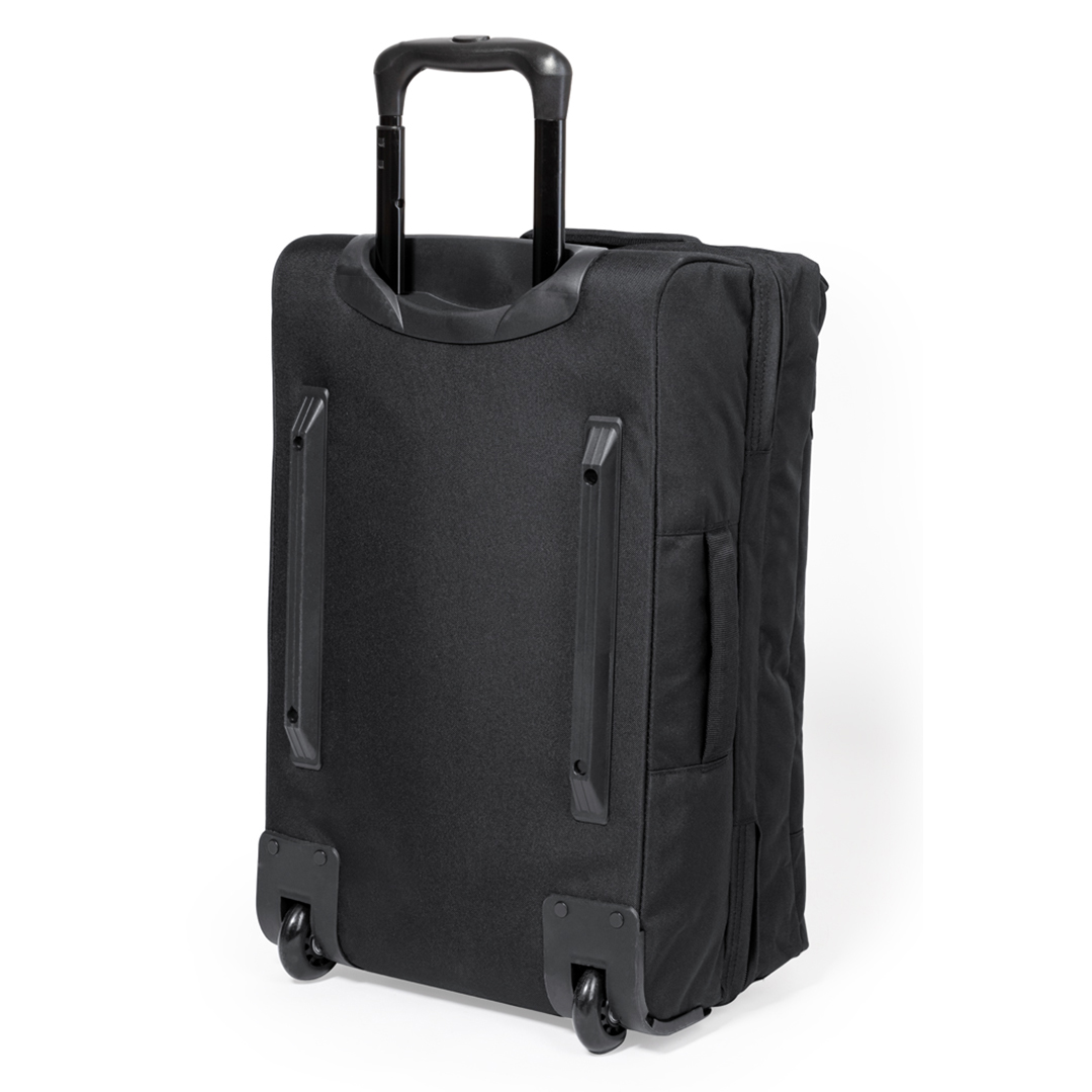 Ceļojumu koferis uz riteņiem ar logo