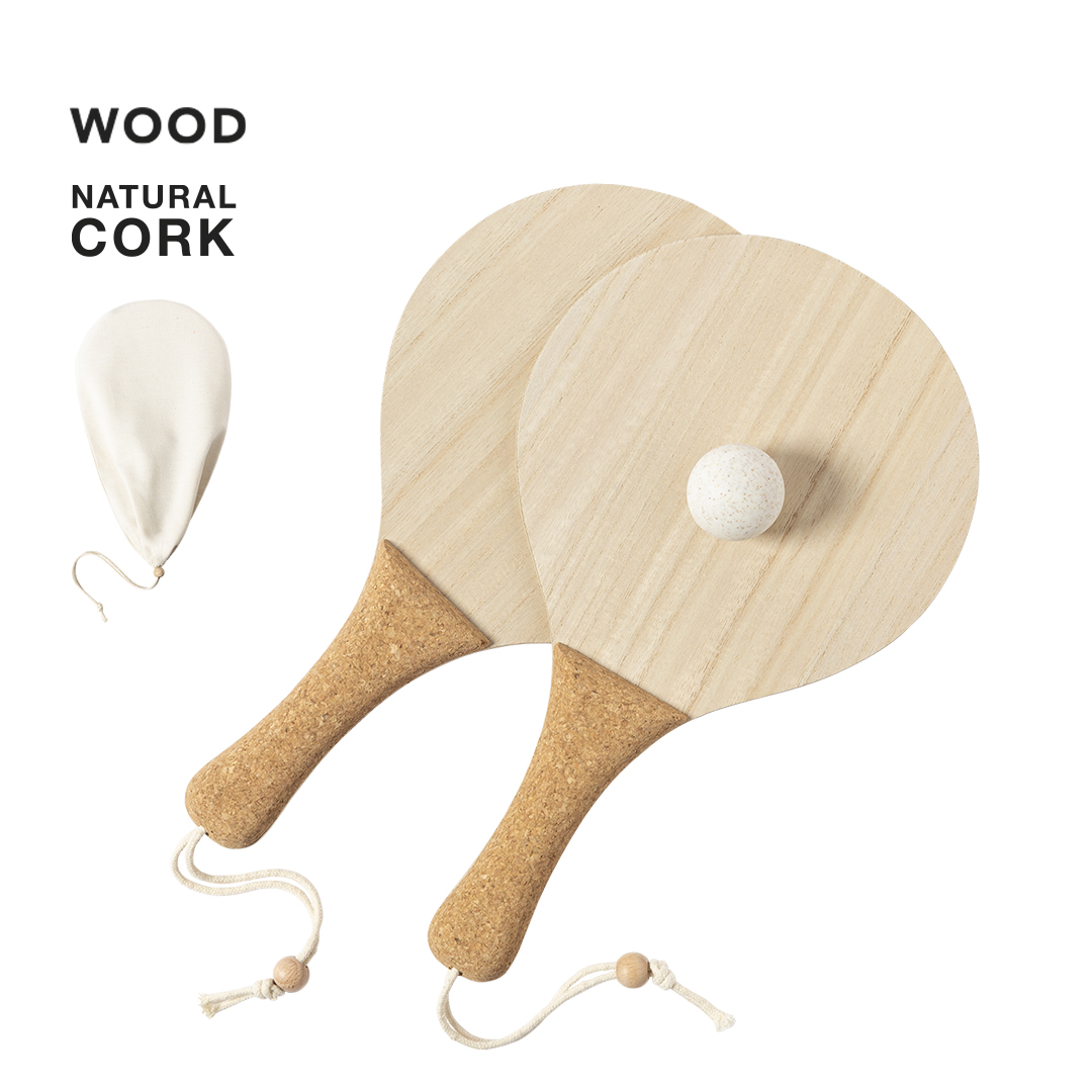 Pludmales koka spēle ar logo