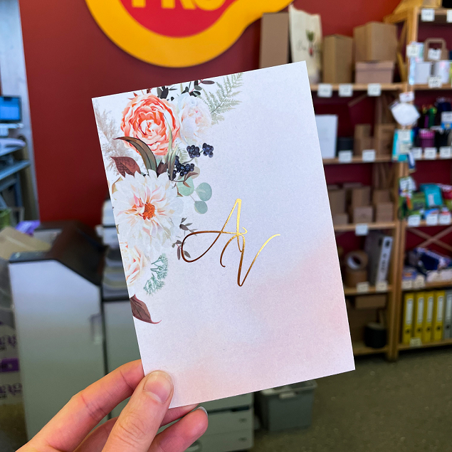 Drukas iespējas folijspiedes tehnikā