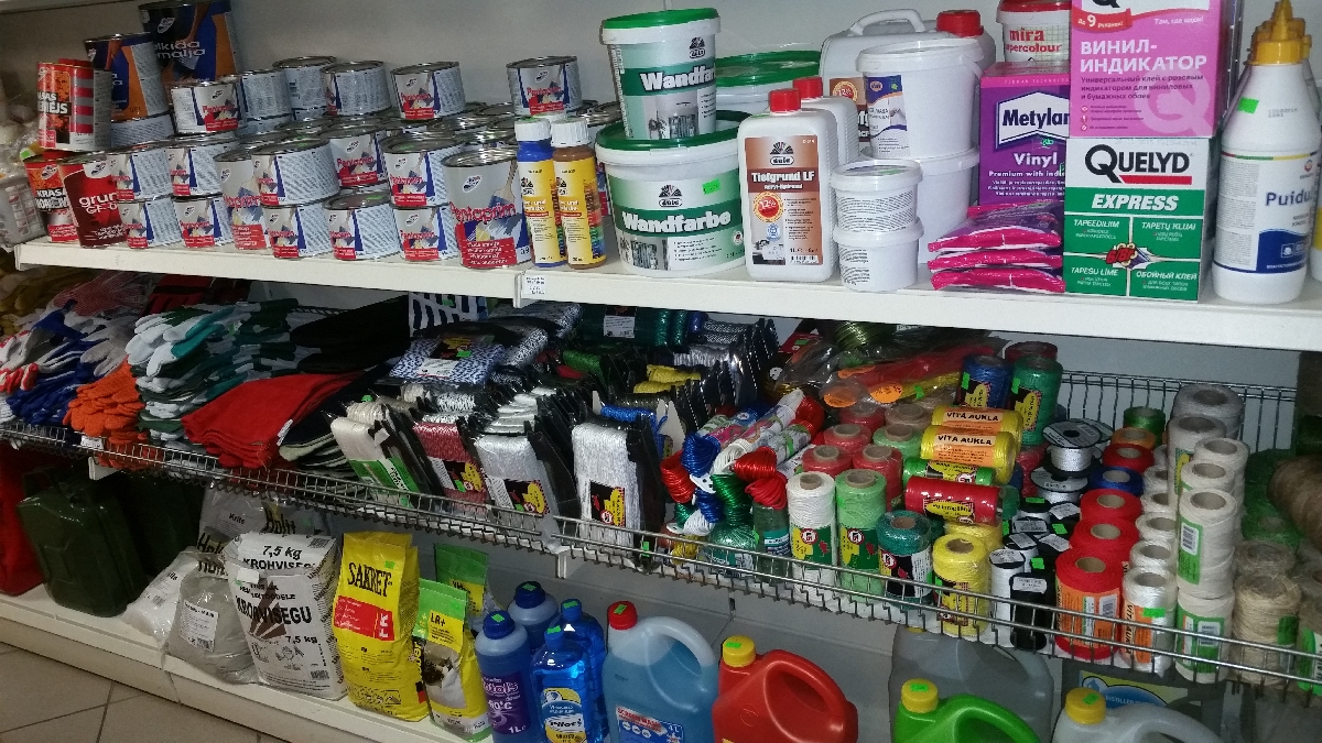 Saimniecības preces Valmierā