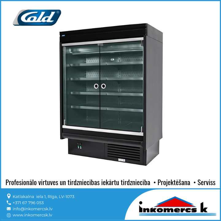Inkomercs K profesionālas virtuves tirdzniecības iekārtas vertikālas aukstuma vitrīnas Cold 4
