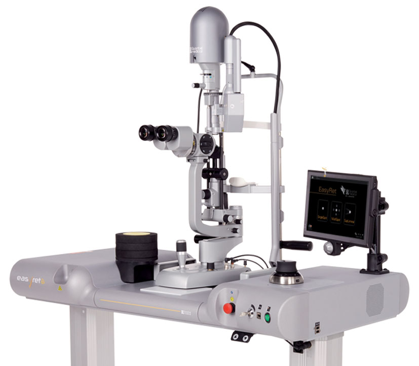 EASYRET tīklenes dzeltenais lāzers