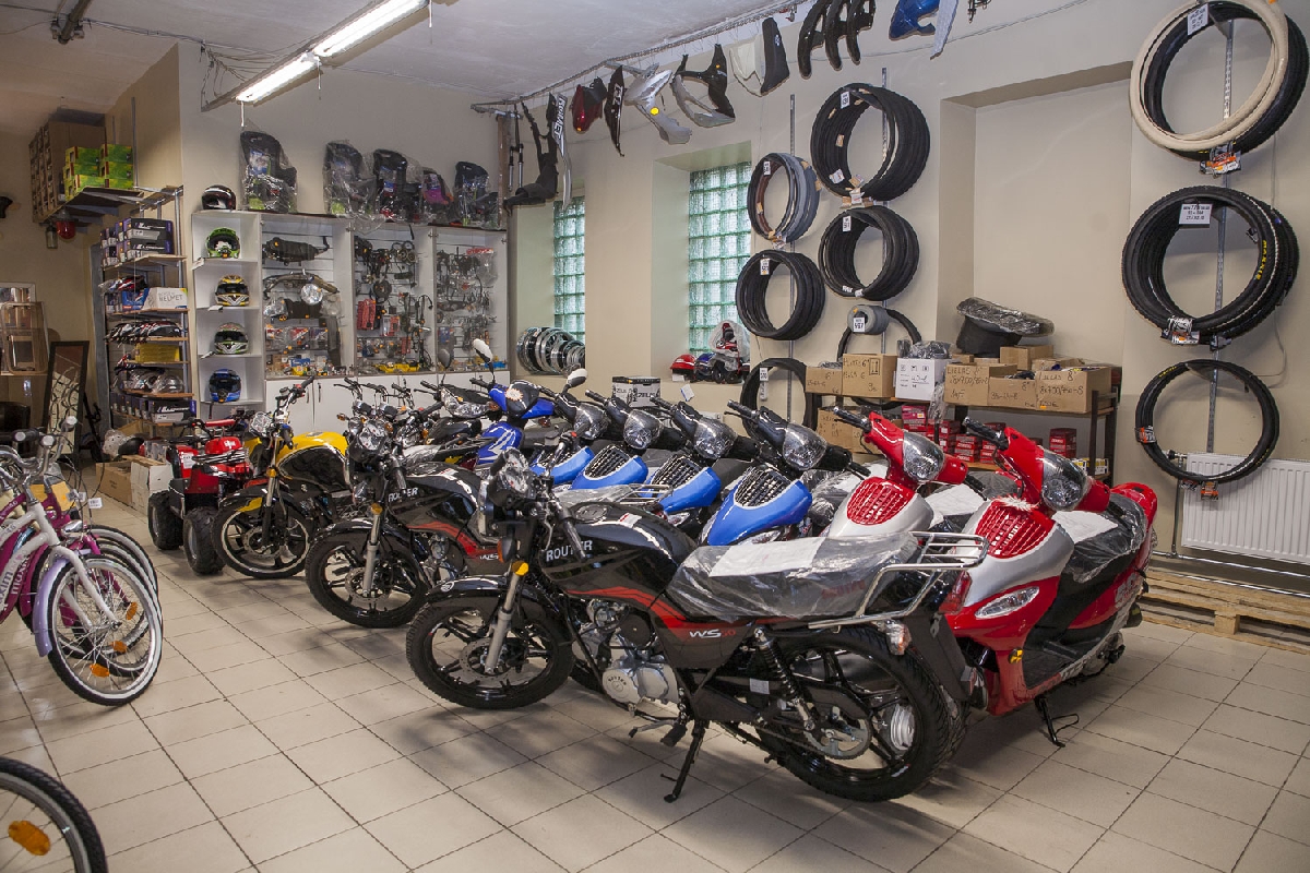 Motorolleru tirdzniecība