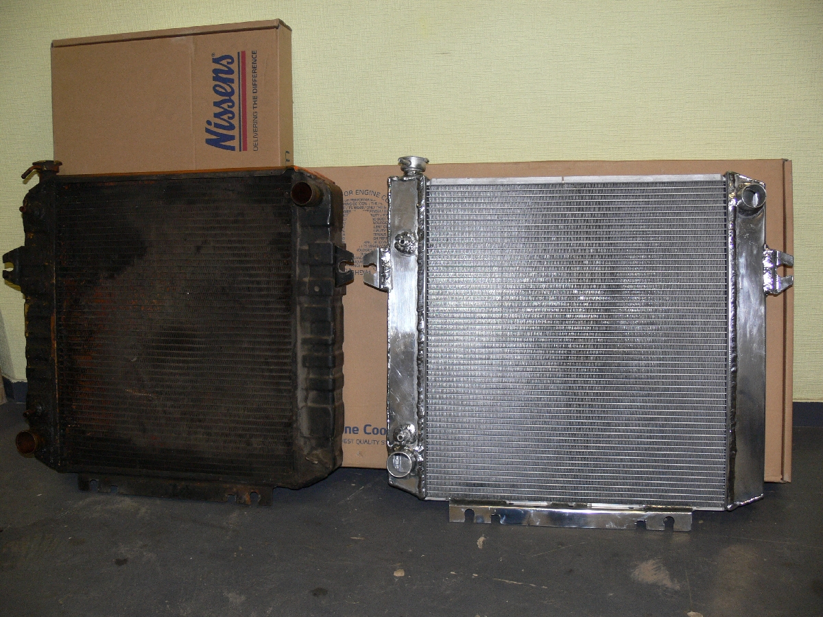 Iekrāvēju radiatora izgatavošana