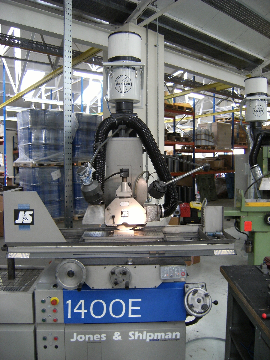 Filtermist filtra instalācija uz slīpmašīnu