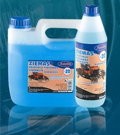 Ziemas vējstiklu šķidrums