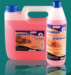 Vasaras vējstiklu šķidrums