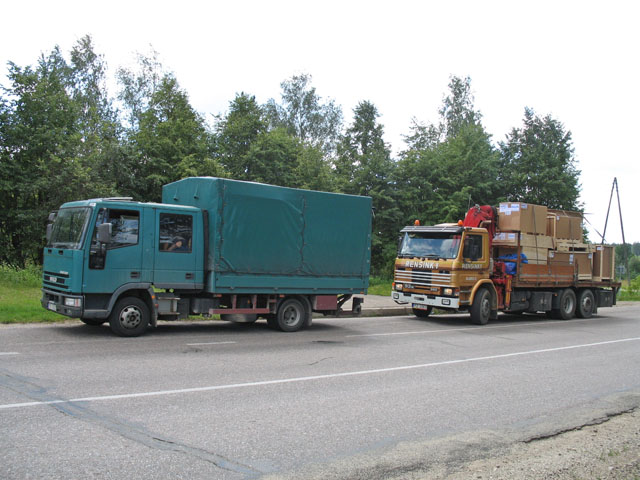 Krāvēju un transporta pakalpojumi pa visu Baltiju