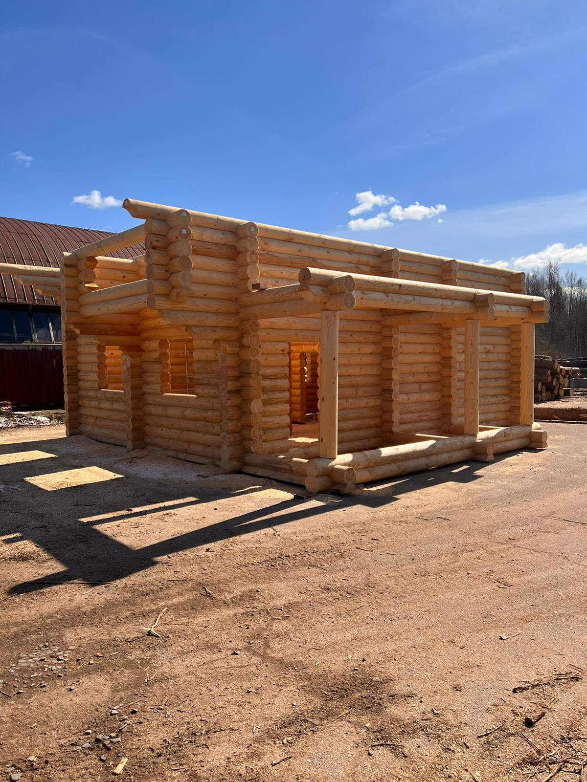 Koka māju būvniecība