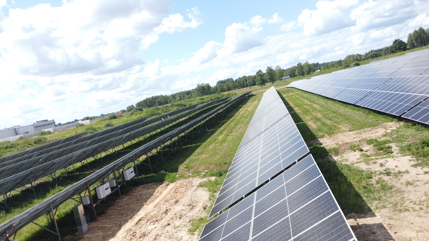 Saules parka izbūve