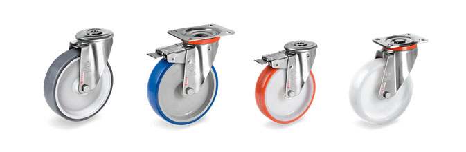 Nerūsējoša tērauda riteņi