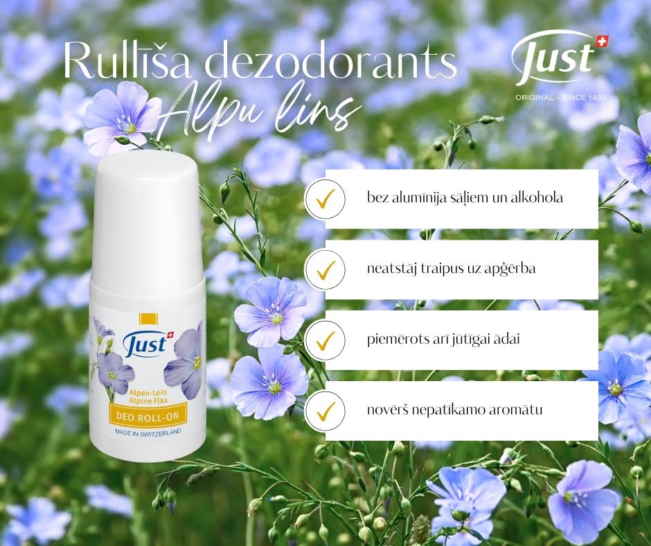 JUST Alpu linu rullīša dezodorants