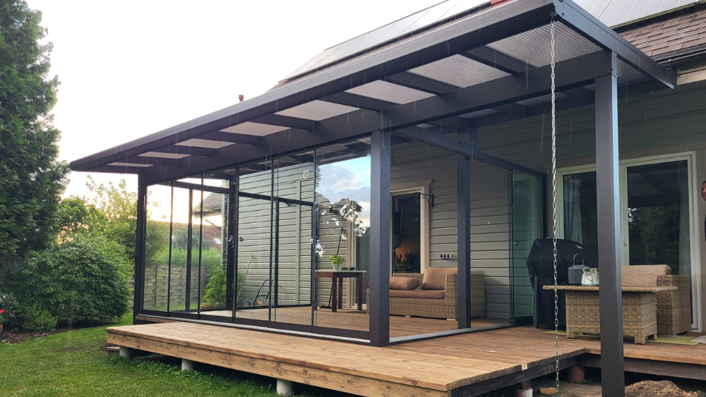 Produkti - verandas, siltumnīcas, nojumes