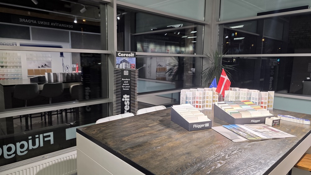 Designer corner at Ceresit un Flugger Profcentrs veikalā