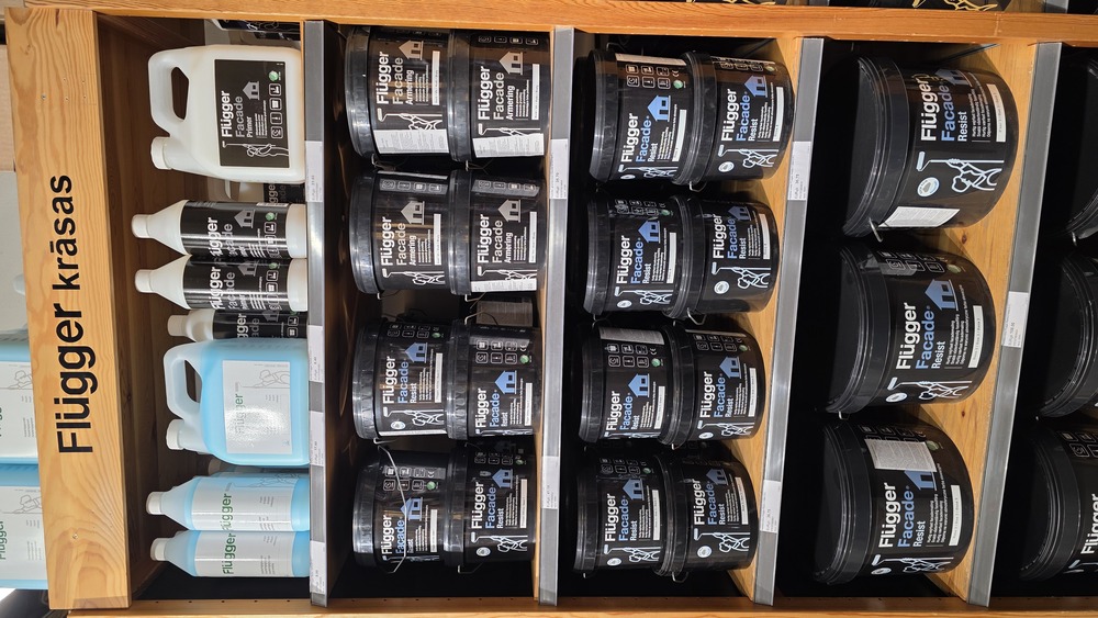 Flugger fasādes krāsu centrs Profcentrs veikalā