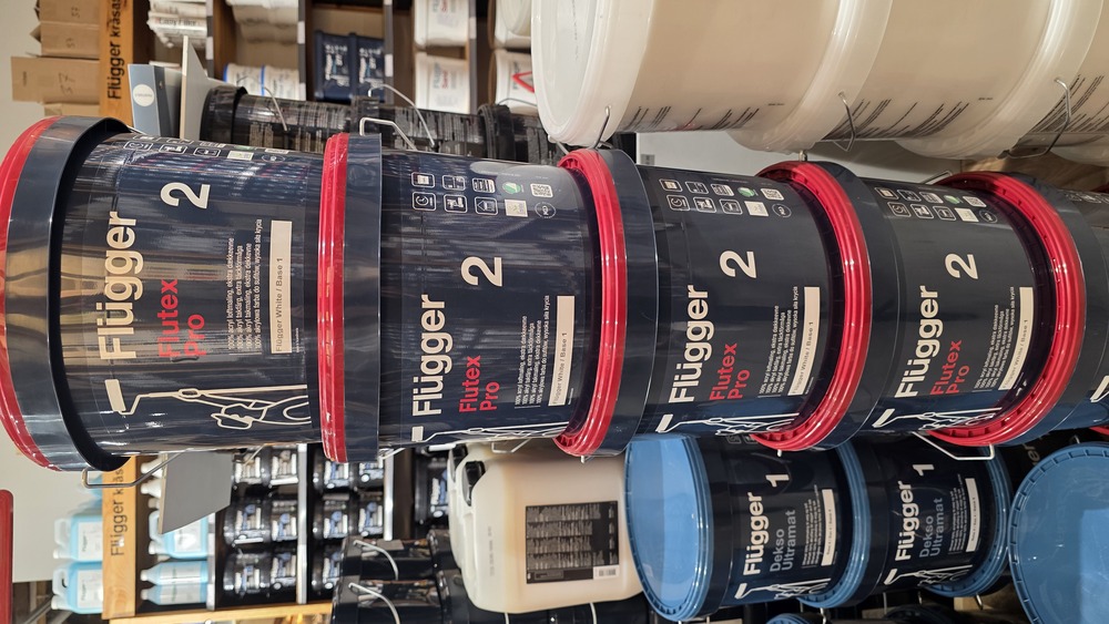 Flugger Flutex Pro2 stends Profcentrs veikalā