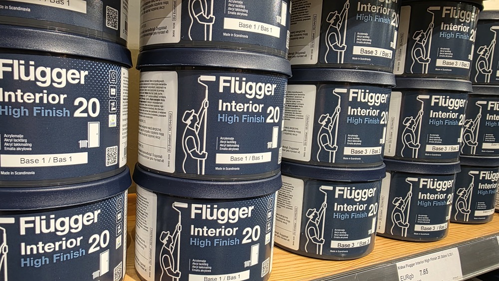 Flugger Interior High Finish stends Profcentrs veikalā