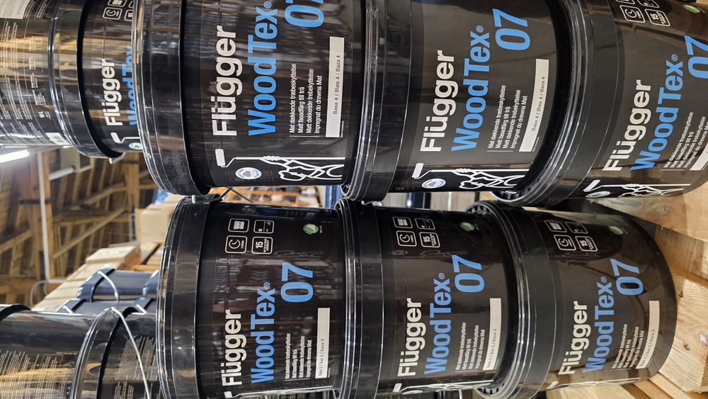 Flugger WoodTex 07 stends Profcentrs veikalā