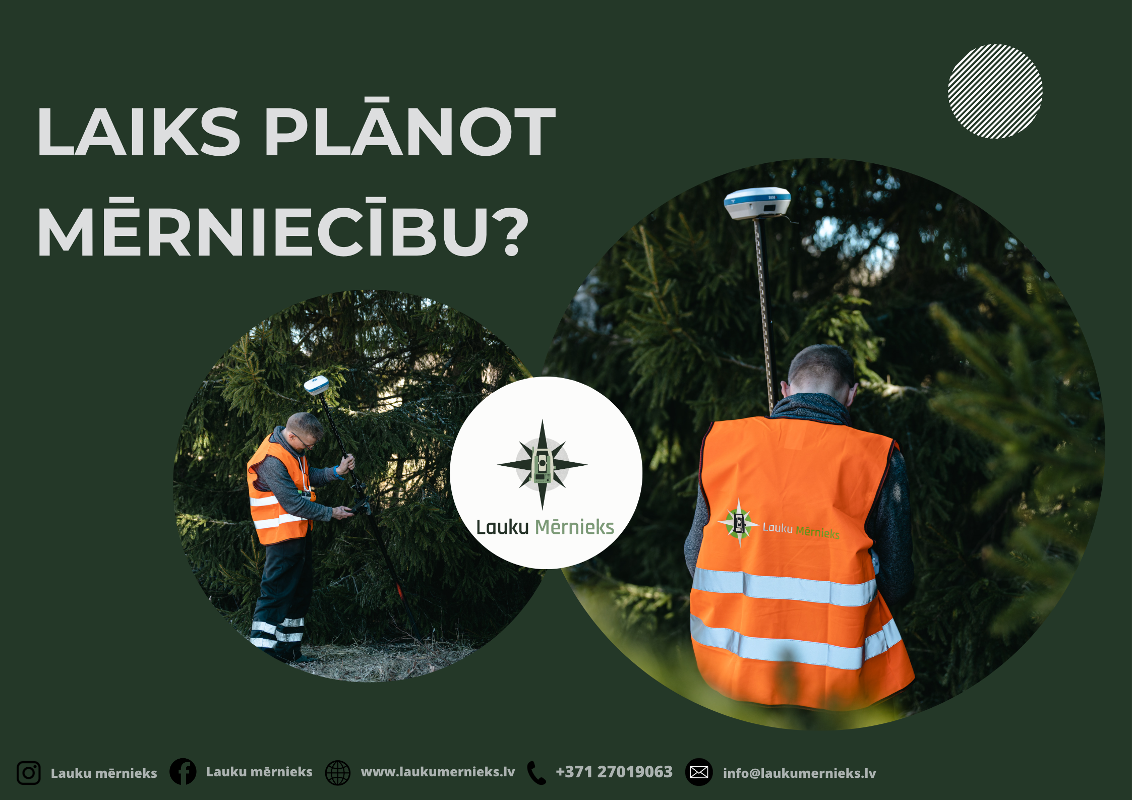 Laiks plānot mērniecību?