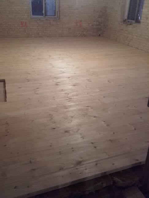 Grīdas pārbūvēšana