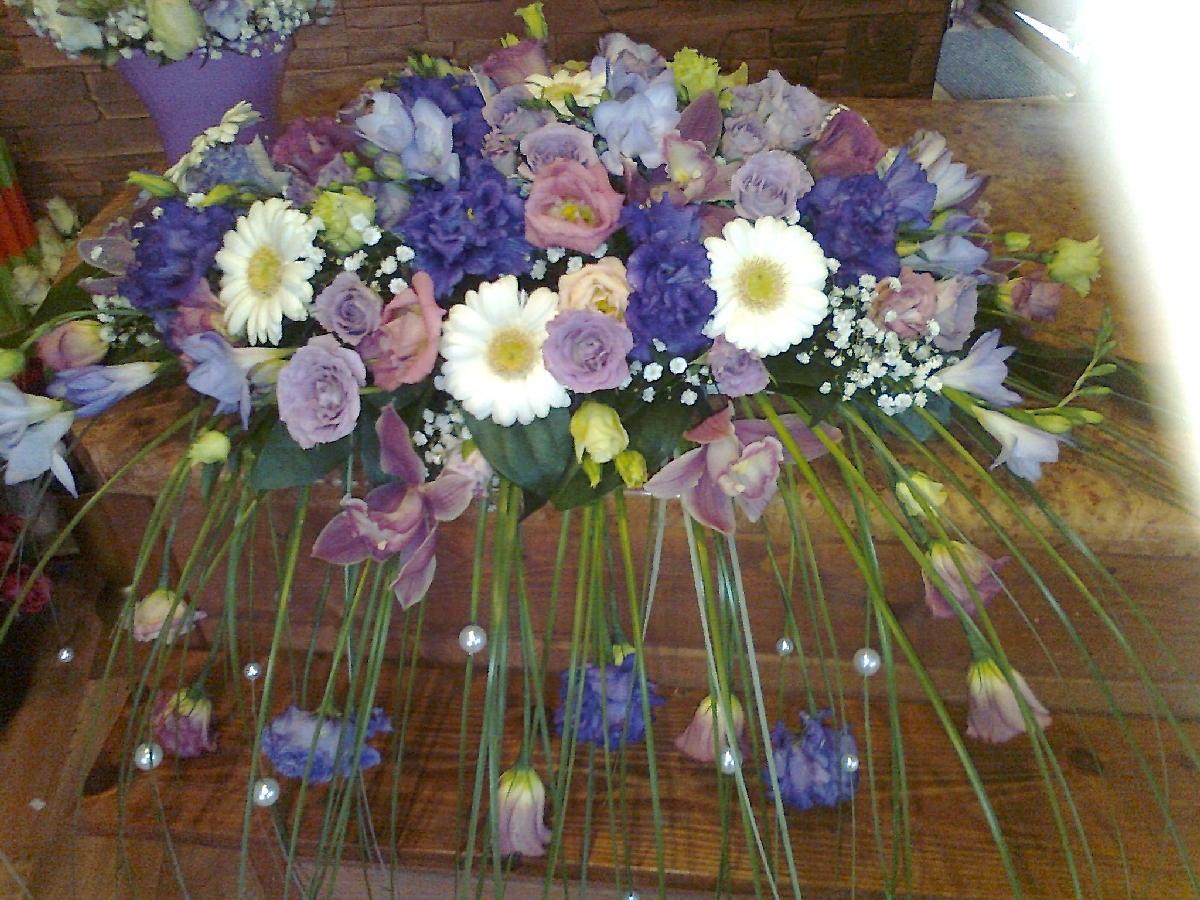 Ziedu pušķi Talsos