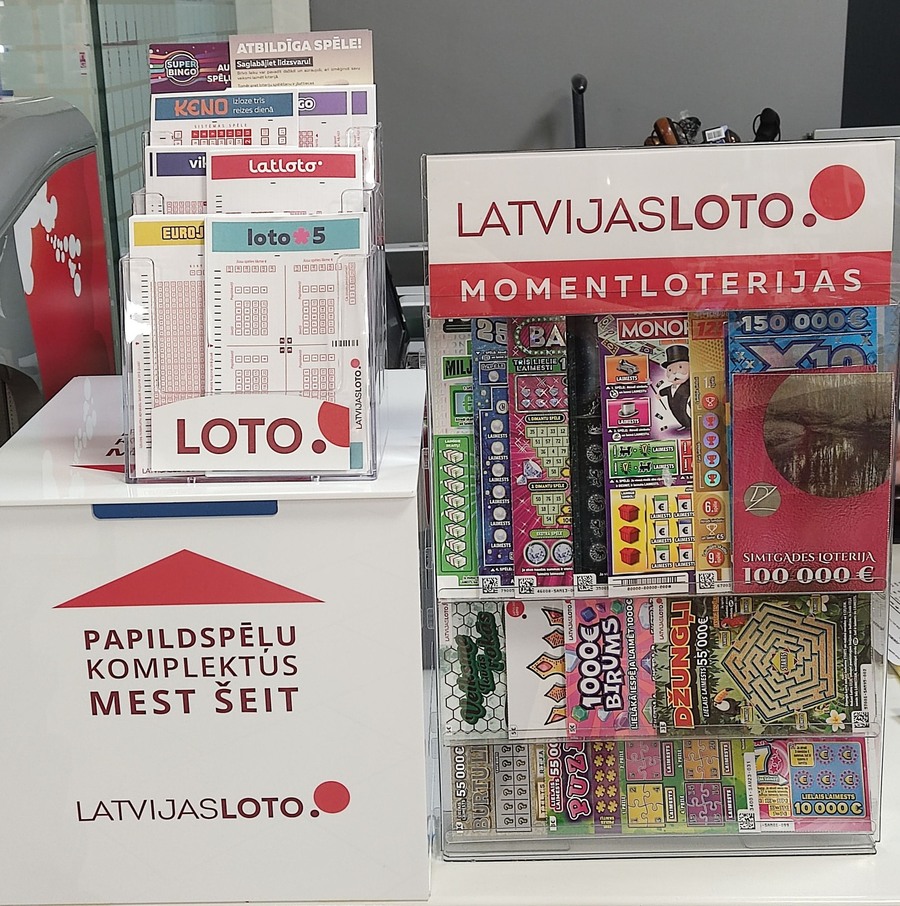 Latvijas Loto momentloteriju un biļešu tirdzniecība