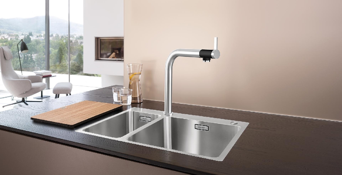 STEELART,  BLANCO izlietne,  BLANCO jaucējkrāns, BLANCO VONDA