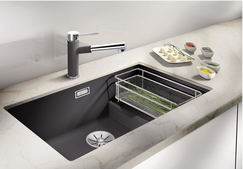 BLANCO izlietne, BLANCO SUBLINE, BLANCO jaucējkrāns, BLANCO izlietne, akmens masas izlietne, granīta izlietne, BLANCO KANO-S