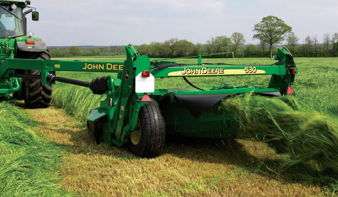 John Deere pļaujmašīnas placinātāji