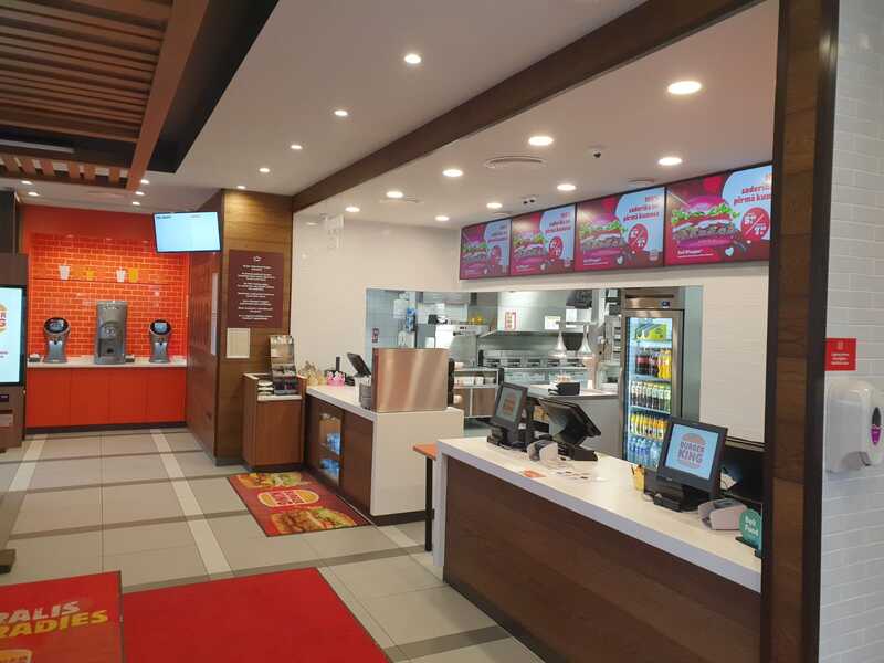 Burger King Imanta, būvniecība