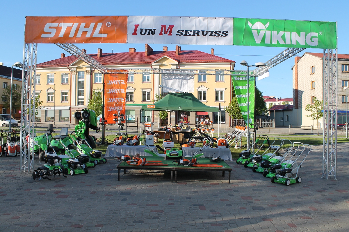 Viking un Stihl dārza un meža tehnika