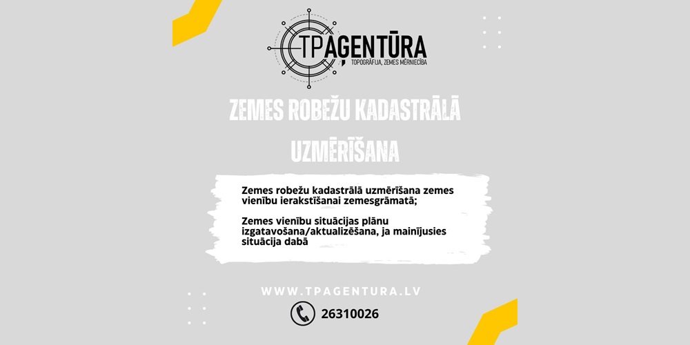 Zemes robežu kadastrālā uzmērīšana