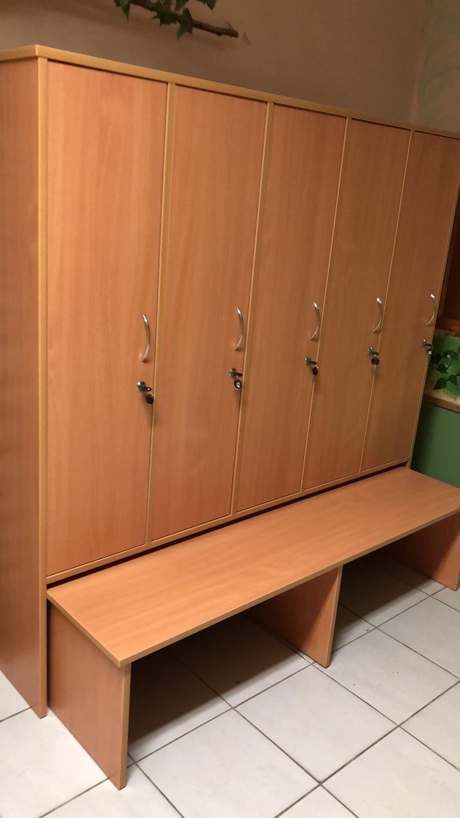 garderobes skapis bērnudārzam