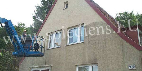 Fasādes tīrīšana